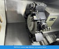 Tour et fraiseuse combinées SMTCL CNC HTC30Hm Horizontale Centre de tournage CNC à tourelle motorisée à 12 stations