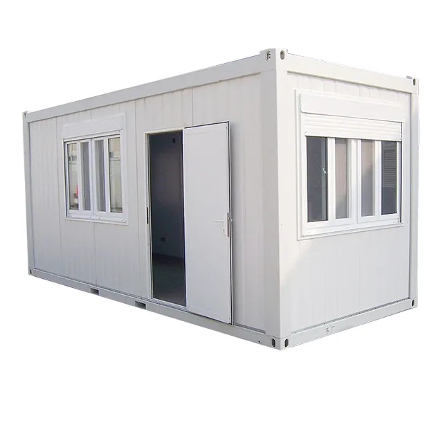 Modulaire Kantoorgebouw Draagbare Kantoorcabine Klein, Flat Pack Container Prefab Huizen Voor Het Leven