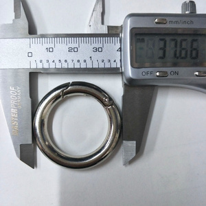 18-40Mm Kim Loại Ví S O-Ring Mùa Xuân Cửa Carabiner Snap Hook Keyring <span class=keywords><strong>Keychain</strong></span> Clasp DIY Đồ Trang Sức Túi Phụ Kiện - Product Image 4