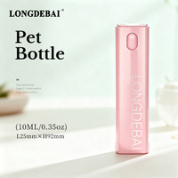 En Stock Personnalisé 10ml 15ml 20ml Bouteille Vide en Plastique de Parfum Carré Rose Noir Bleu Rechargeable Vaporisateur de Parfum Portable