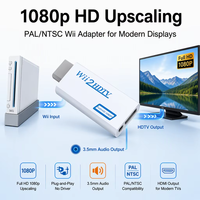 Adaptateur Wii vers HDMI Plug and Play 1080P 60Hz avec sortie audio 3,5 mm pour console Wii PAL NTSC, directement de l'usine
