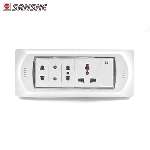 SANSHE Ổ Cắm Điện Gắn Tường Vỏ Nhựa Màu Trắng Ổ Cắm Công Tắc Điện - Product Image 6