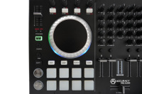 Accuracy Pro Audio MIDI-1311 Contrôleur DJ Professionnel à 4 Canaux / Console Audio Table de Mixage Lecteur DJ MIDI