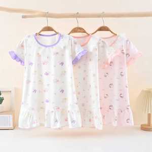 Vente directe usine – Pyjamas pour enfants sur mesure 100 % coton, imprimé dessin animé, vêtements d'intérieur pour garçons et filles, collection été anti-humidité - Product Image 3