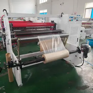 HJY-FJ02 2 Shafts Tape Rewinding Machine For PE Double Side Tapes