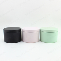 Bougie en métal en gros Mini boîte de conserve vide Rose mat Logo personnalisé Cadeau lumineux Cadeau en étain & Artisanat Décorations pour la maison & Cadeaux