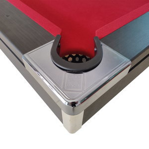 Plateau de <span class=keywords><strong>billard</strong></span> 7FT en MDF 18mm, revêtement PVC, tissu de couleur au choix, poches de récupération K66 en caoutchouc, personnalisable - Product Image 5