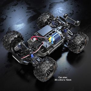 HYPER <span class=keywords><strong>GO</strong></span> H16DR 1/<span class=keywords><strong>16</strong></span> Monster Truck RC 4x4 Prêt à l'emploi Haute Vitesse avec Carrosserie en Résine Électrique et 2 Batteries LiPo pour Garçons - Product Image 5