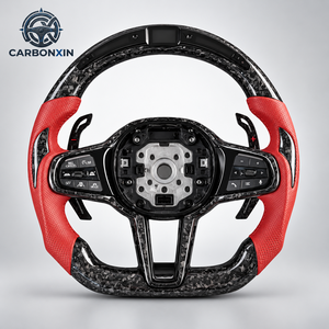 Volante de Fibra de Carbono para BMW CS F36 F07 F20 F40 F06 F39 F11 F21 F33 F02 F90 F13 G05 F87 F15 G31 F25 F86 F85 F10 - Product Image 1
