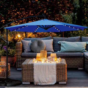 Parasol Cantilever LED MI-LAN pour Jardin Extérieur 8 Places DC-LUM-102 - Product Image 1