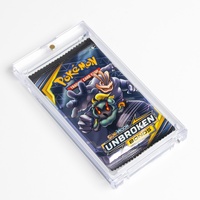 Porte-cartes magnétique en plastique pour cartes de sport, avec fermeture à bouton, blocage RFID, pour cartes de baseball, étui Tarjetero, utilisation pour cartes de visite tendance