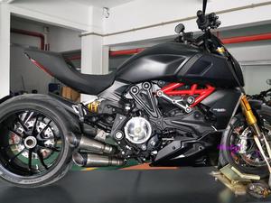 Control de válvula, sistema de tubo de silenciador de escape de motocicleta de uso callejero de carreras de rendimiento inoxidable de titanio para <span class=keywords><strong>Ducati</strong></span> Diavel <span class=keywords><strong>1260S</strong></span> - Product Image 6