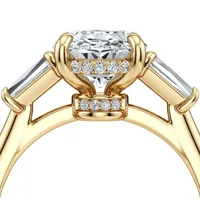 Bague MUSHAN personnalisée en argent sterling 925 avec moissanite couleur D VVS, accessoires de luxe simulés, bagues glamour, accessoires diamant