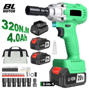 Llave de Impacto Inalámbrica de 20V, 320nm de Torque, Taladro para Coche y Bricolaje, Envío Directo Disponible, Stock en Almacén Local de EE. UU., CW-20C-2 Inalámbrica - Product Image 1