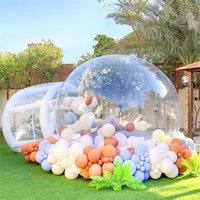 Prix usine insonorisé gonflable bulle maison pêche en plein air gonflable bulle Camping tente PVC