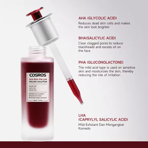 Solución Exfoliante Blanqueadora con AHA, BHA y Centella, Suero Facial Líquido para el Acné y <span class=keywords><strong>las</strong></span> Imperfecciones, Venta al Por Mayor, Personalizado - Product Image 4