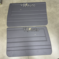 Accessoires automobiles YBJ : Carte de panneau de porte avant en PVC gris pour Land Cruiser LC79 1984-2024, pour vitres manuelles