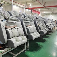 Silla de masaje 2023 directa de fábrica, silla reclinable plegable de cuerpo completo, silla inteligente eléctrica Shiatsu Zero Gravity 8D, silla de masaje