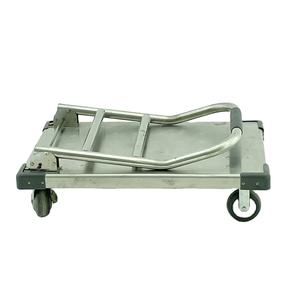 상업용 주방 레스토랑 취사 장비 네 바퀴 접이식 디자인 스테인레스 스틸 음식 배달 트롤리 - Product Image 3