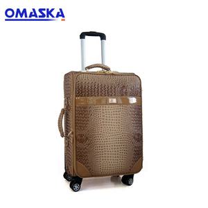 OMASKA गर्म बिक्री कारखाने उच्च गुणवत्ता लाल रंग पु चमड़े रोलिंग 4 पहियों 4 pcs सेट यात्रा सामान बैग मामलों - Product Image 5