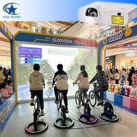 Simulador de Ciclismo Interactivo para Competición Multijugador, Escenas de Ejercicio Físico, Simulador de Carreras de Ciclismo para Interiores y Exteriores