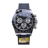 Montre de haute qualité, étanche, 40 mm, ARF Factory, acier 904L, mouvement 4131, chronographe, poids 161 g, Panda Ghost Diver.