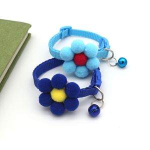 Flower Pet <b>Collar</b> Adjustable Nylon Soft Comfortable For Small Dogs Cats With Bell - Product Image 3