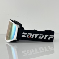 Gafas de Esquí Profesionales con Marco Completo de TPU, Antivaho, UV400, Visión Amplia, para Snowboard y Deportes de Nieve, para Hombres y Mujeres