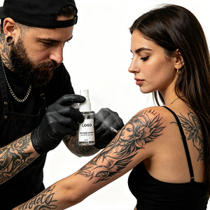 Classic Long Lasting Tattoo <b>Cream</b>, Moderate Concentration Various Sizes, OEM Logo Tattoo Aftercare Balm for Tattoo Artists - Product Image 4