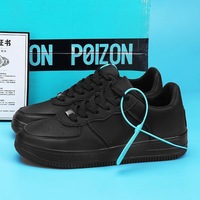 Baskets basses décontractées respirantes pour hommes 2026, couleur unie, à lacets, nouvelle collection printemps, pour étudiants, luxe premium
