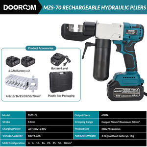 DOOROOM Tang elektris MZS-70, Tang hidrolik kabel listrik nirkabel dapat diisi ulang - Product Image 2
