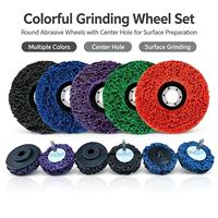 Disque de meulage coloré CSD de 5 pouces pour meuleuse d'angle, éliminateur de peinture et de rouille
