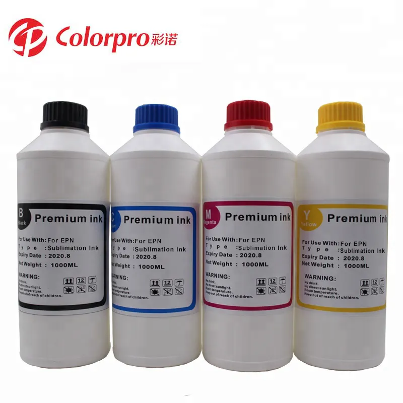 Gute qualität Colorpro preminm refill tinte für EPN drucker system 1000ml Sublimation Tinte
