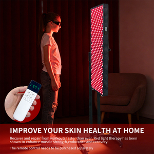 REDSKY 3500W Medizinisches Rotlichttherapie-Panel Ganzkörper-Gerät Nahinfrarot Rotes LED-Lichttherapiegerät mit Ständern - Product Image 1