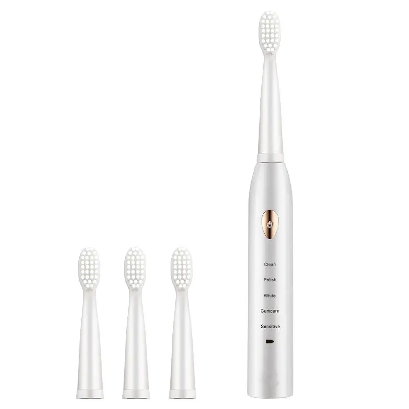 Brosse à dents électrique de qualité alimentaire étanche IPX7 de blanchiment des dents de marque privée OEM vente en gros