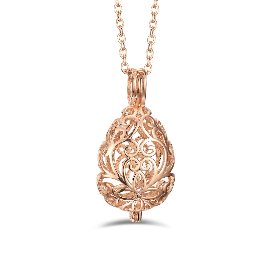 Motif géométrique goutte d'eau zpp1209 en or rose