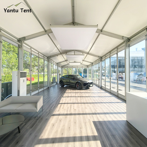 Carpa para Eventos de Verano de Alta Resistencia de 10x50m, Paredes de Vidrio, Cubierta de PVC Resistente a los Rayos UV, Impermeable, Resistente al Viento de 100 km/h, Ignífuga - Product Image 5