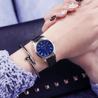 Montres en Cuir pour Amoureux, Grandes et Petites, Occasionnelles, Style Western, Montre de Couple Homme avec Logo, Verre Dôme, Mouvement à Quartz