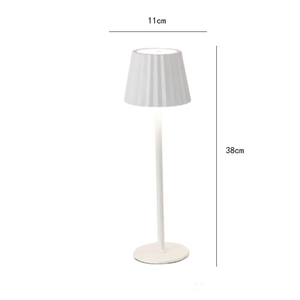 Lámpara de Mesa Moderna de Cristal con Pantalla en Forma de Campana, Base de Latón, Interruptor de Botón, LED 2700K Blanco Cálido, CRI 90, Base para Bombilla AC E26, Decorativa - Product Image 2