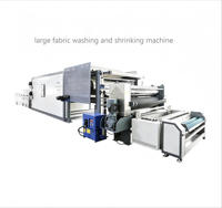 Machine automatique de formage et de rétrécissement des tissus avec moteur, pour le lavage et le thermocollage des tissus tricotés, largeur de travail 2200 mm