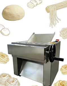 Presse à pain électrique semi-automatique en acier inoxydable, <span class=keywords><strong>laminoir</strong></span> à pâte, moulin à farine de maïs, utilisation en boulangerie - Product Image 3