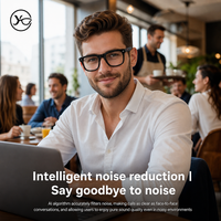 Lunettes Intelligentes IA avec Bluetooth, Interprétation Multilingue en Temps Réel (100+ Langues), Écran Couleur, Écoute Musicale, Faible MOQ, Personnalisables
