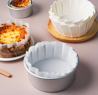 Papiers sulfurés basques de qualité alimentaire, plats et sans plis, résistants au four, pour moules à gâteaux