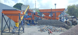 สถานีผสมคอนกรีตประสิทธิภาพสูงเครื่องแบทช์ที่ทนทานพร้อมกระปุกเกียร์ทรงพลังส่วนประกอบหลักทนทาน - Product Image 2