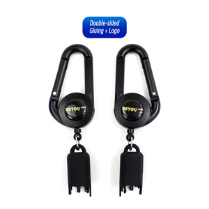 Retractable Pull Reel <b>Lighter</b> Leash With Clip PVC ABS Holder Sleeve Customizable Logo Modern Design - Product Image 4