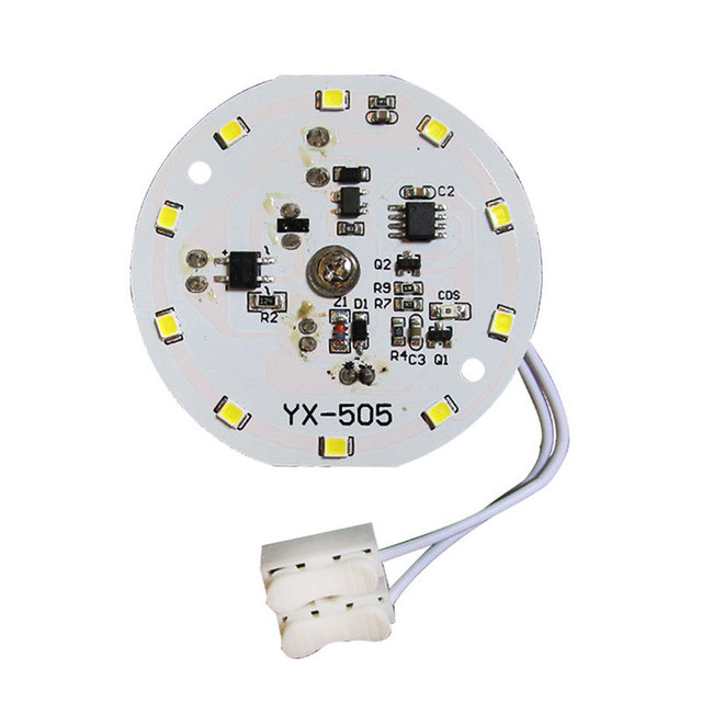 Smart 5W LED Ceiling Light Sound Light Control Integrated Retrofit Board Old Community Sensor Light Source LED Modules
