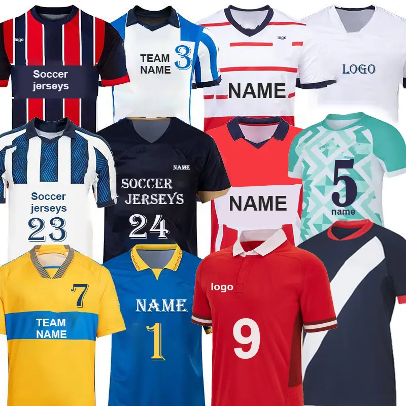 Yeni 23 24 futbol forması Playeras de hombre futbol gömlek tayland kulübü erkek futbol gömlek üniforma orijinal futbol forması