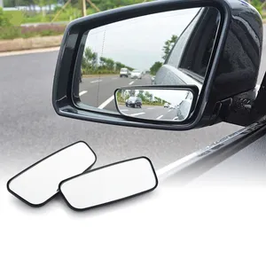 1对盲点镜广角镜360度可调凸面汽车后视镜适用于所有通用车辆