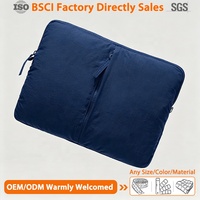 Léger personnalisé mode bouffant doux coton rembourré antichoc pochette pour ordinateur portable sac tablette gonflé protecteur étui couvre