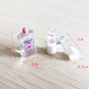 Iland Miniature 1:12 Baby doll care set di 3 pezzi <span class=keywords><strong>accessori</strong></span> per case delle bambole in miniatura biberon e colonia - Product Image 5